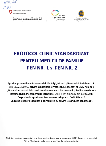 protocol clinic standardizat
