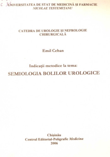 semiologi bolilor urologice